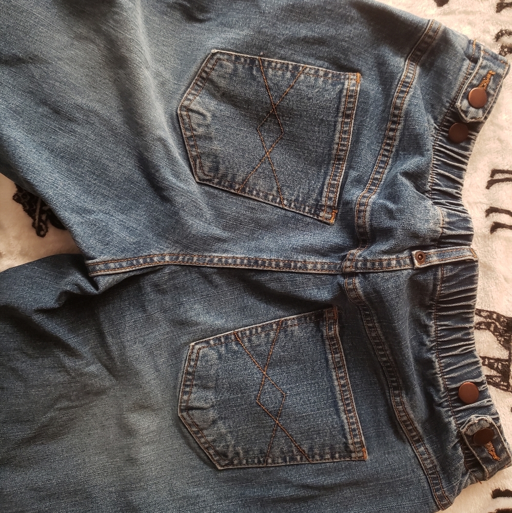 Liz Lange Maternity Jeans, size 8, Elastic Waist